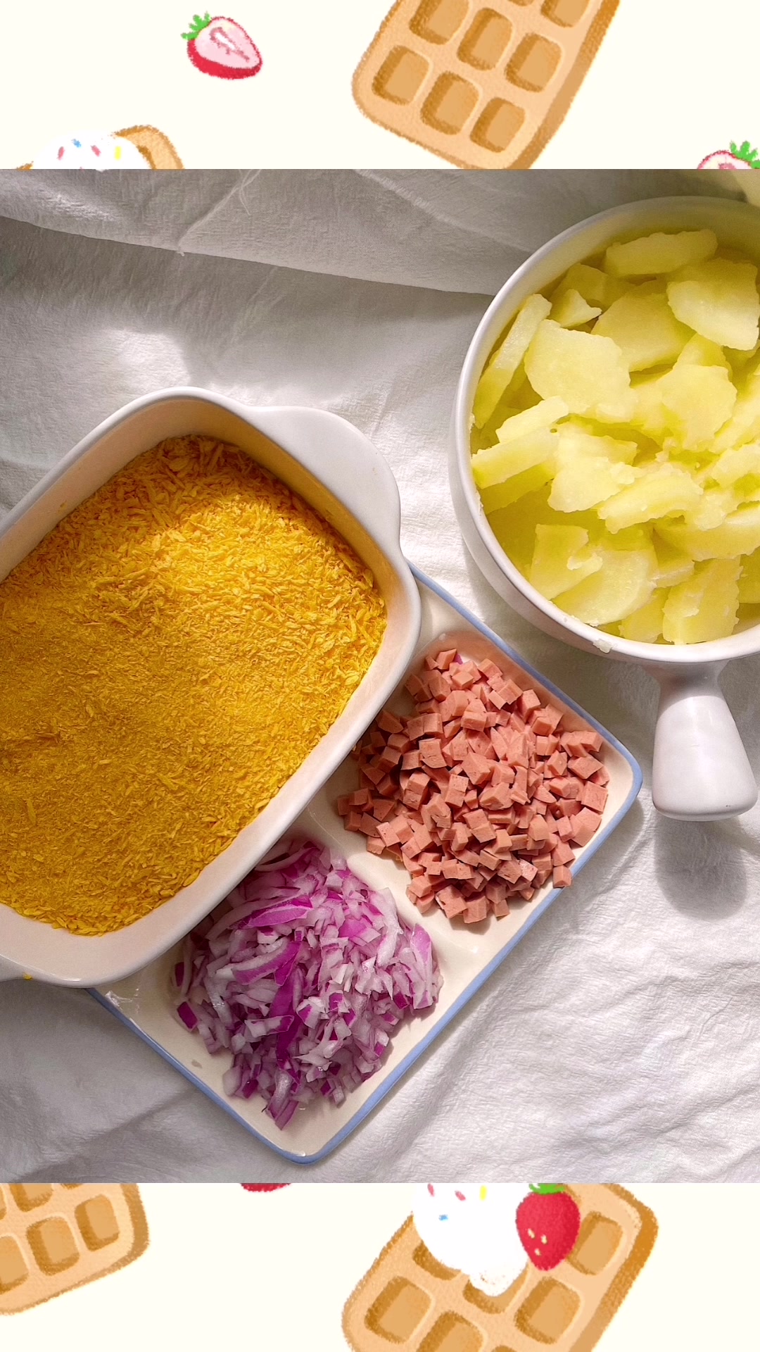 今日炸食日式土豆可乐饼!