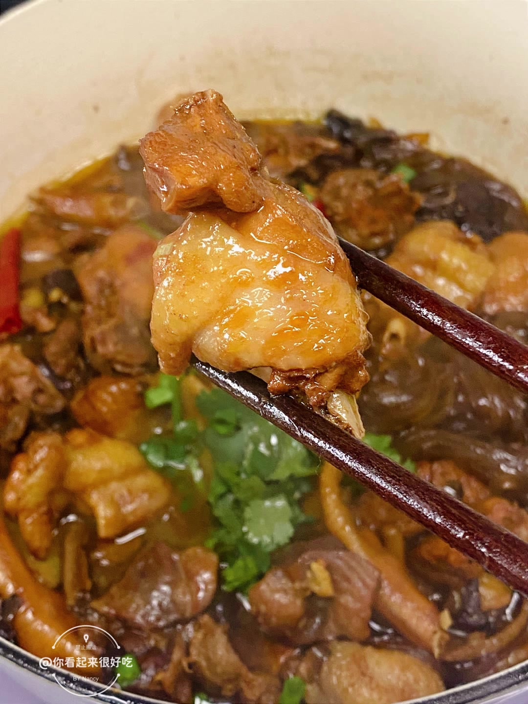 正宗东北做法小鸡炖蘑菇