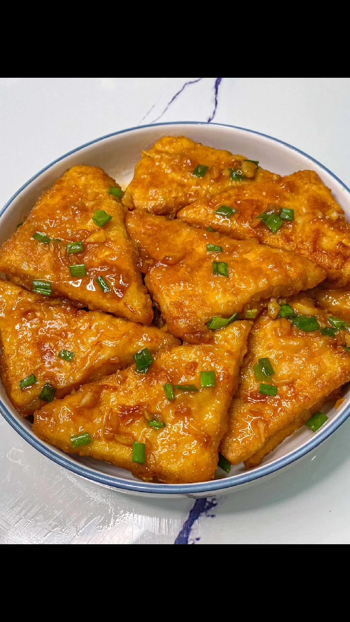 家常菜香煎水豆腐