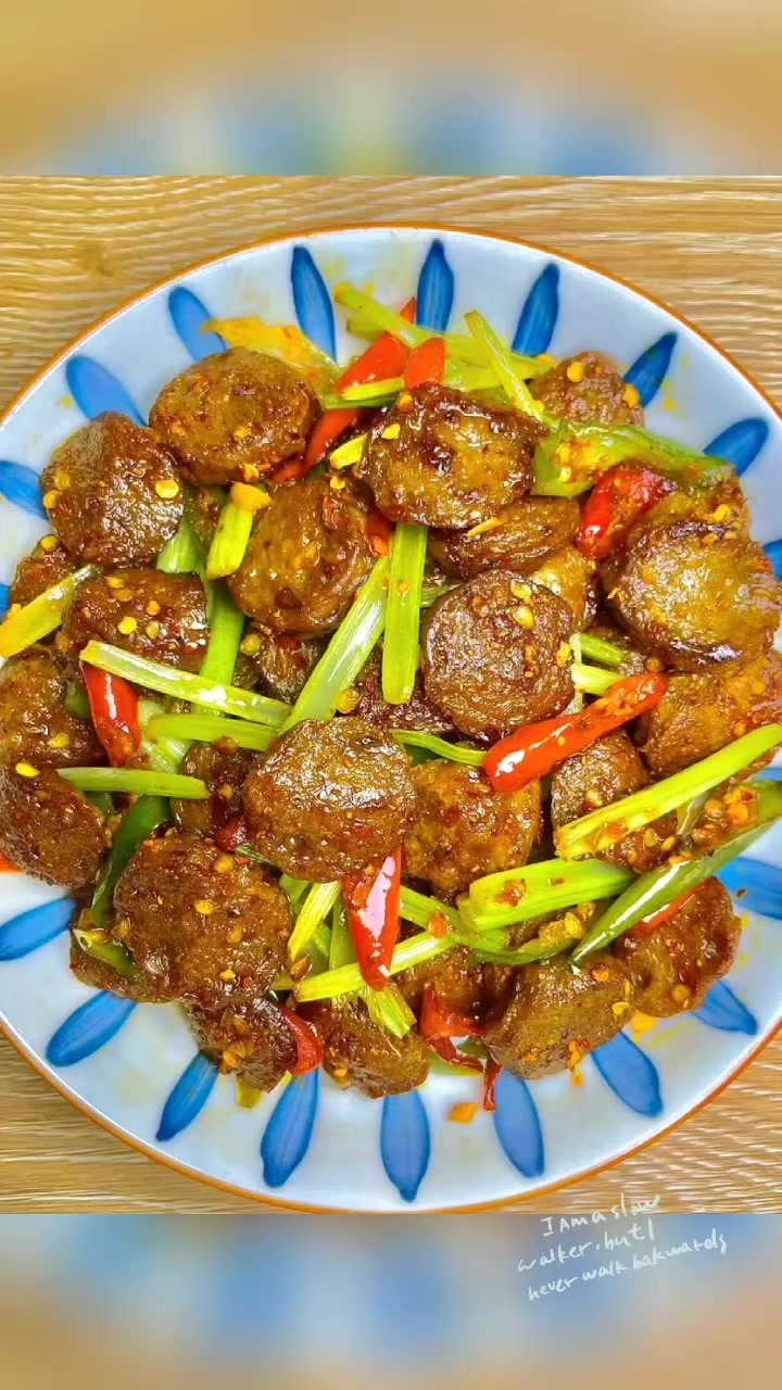 美食分享#红烧牛肉丸