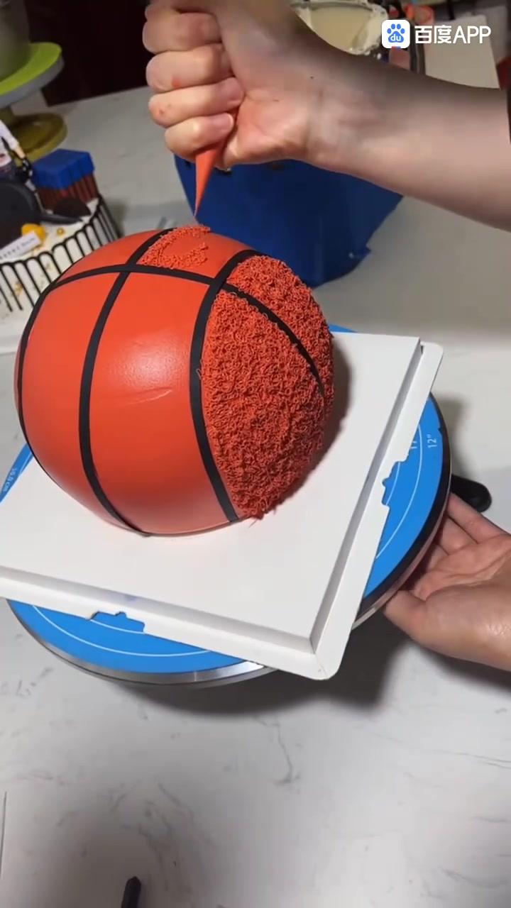 做篮球蛋糕,你喜欢吗?