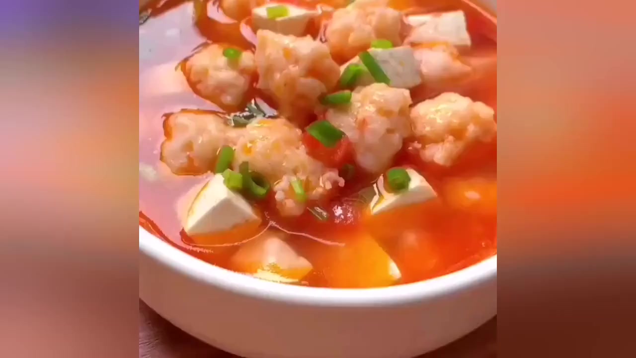539_虾滑豆腐汤好吃美味色香味俱全我能吃俩碗