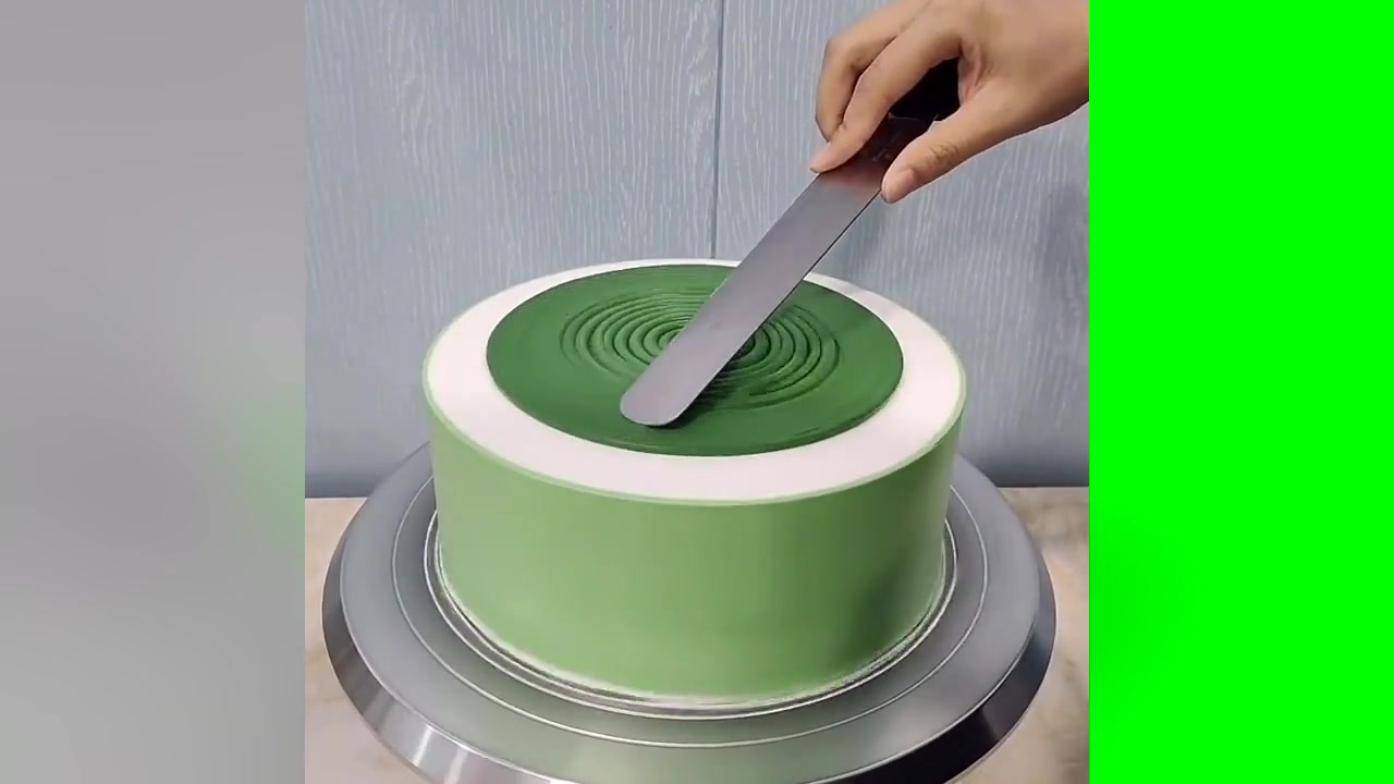 13_我最喜欢绿色的蛋糕了我感觉颜色非常的漂亮