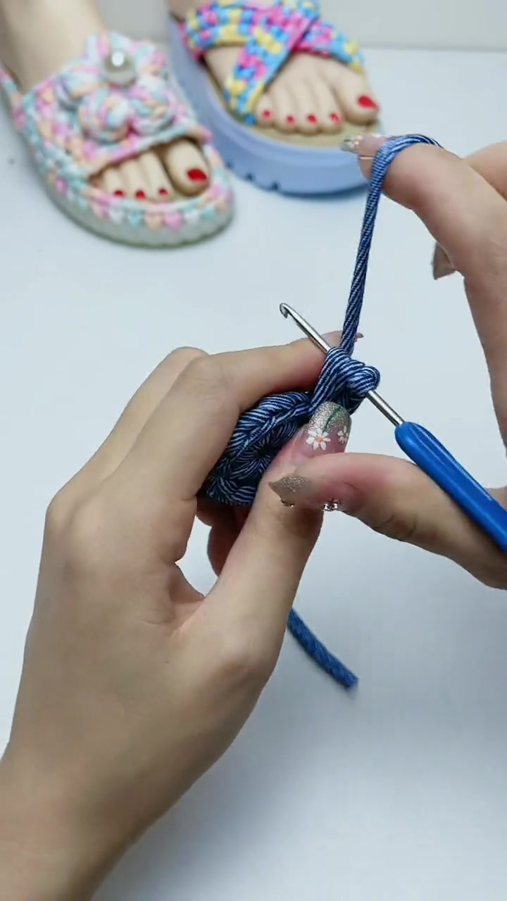 泡芙花教程 手工 教程 钩针教程