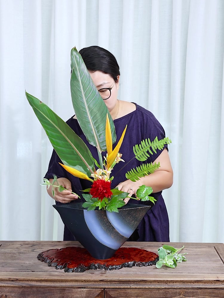 自由创作插花作品