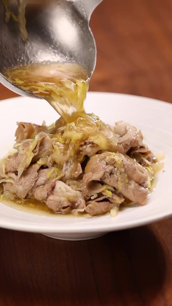 娃娃菜肥羊卷,你可能从来没有试过的吃法!羊肉卷 吃货 美食