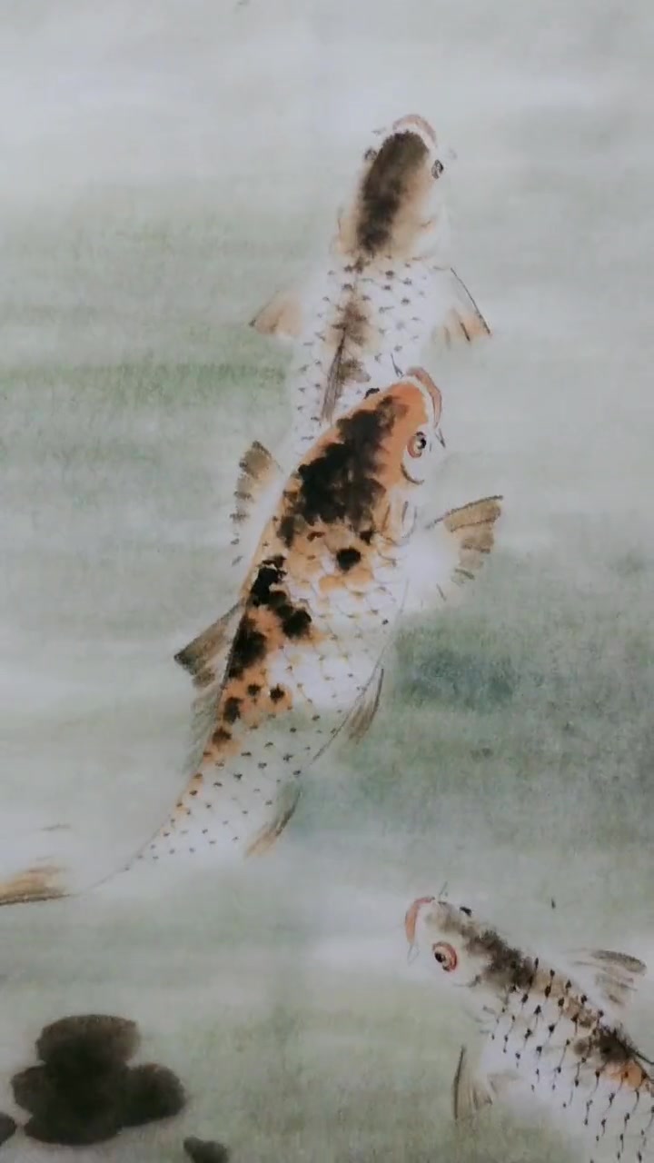 江淮鱼痴杨韵才国画作品……
