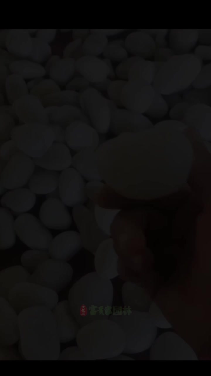 白色雨花石,别墅庭院卵石,园景景观石,枯山水庭院石