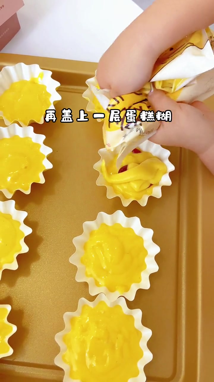 3岁宝宝都会做的玛芬蛋糕