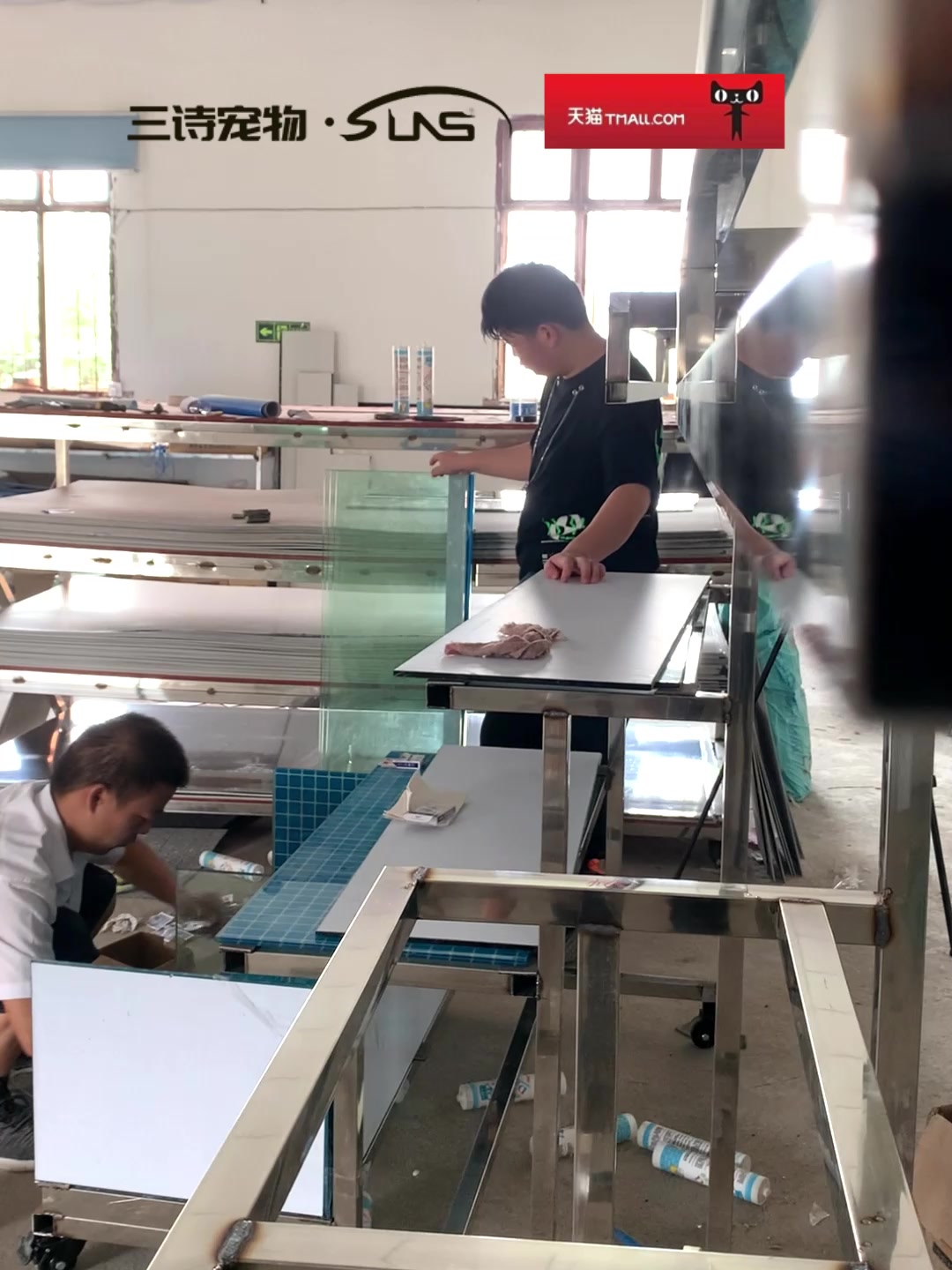 海鲜缸制冷机一体超市卖鱼专用海鲜鱼池饭店商用养殖鱼池