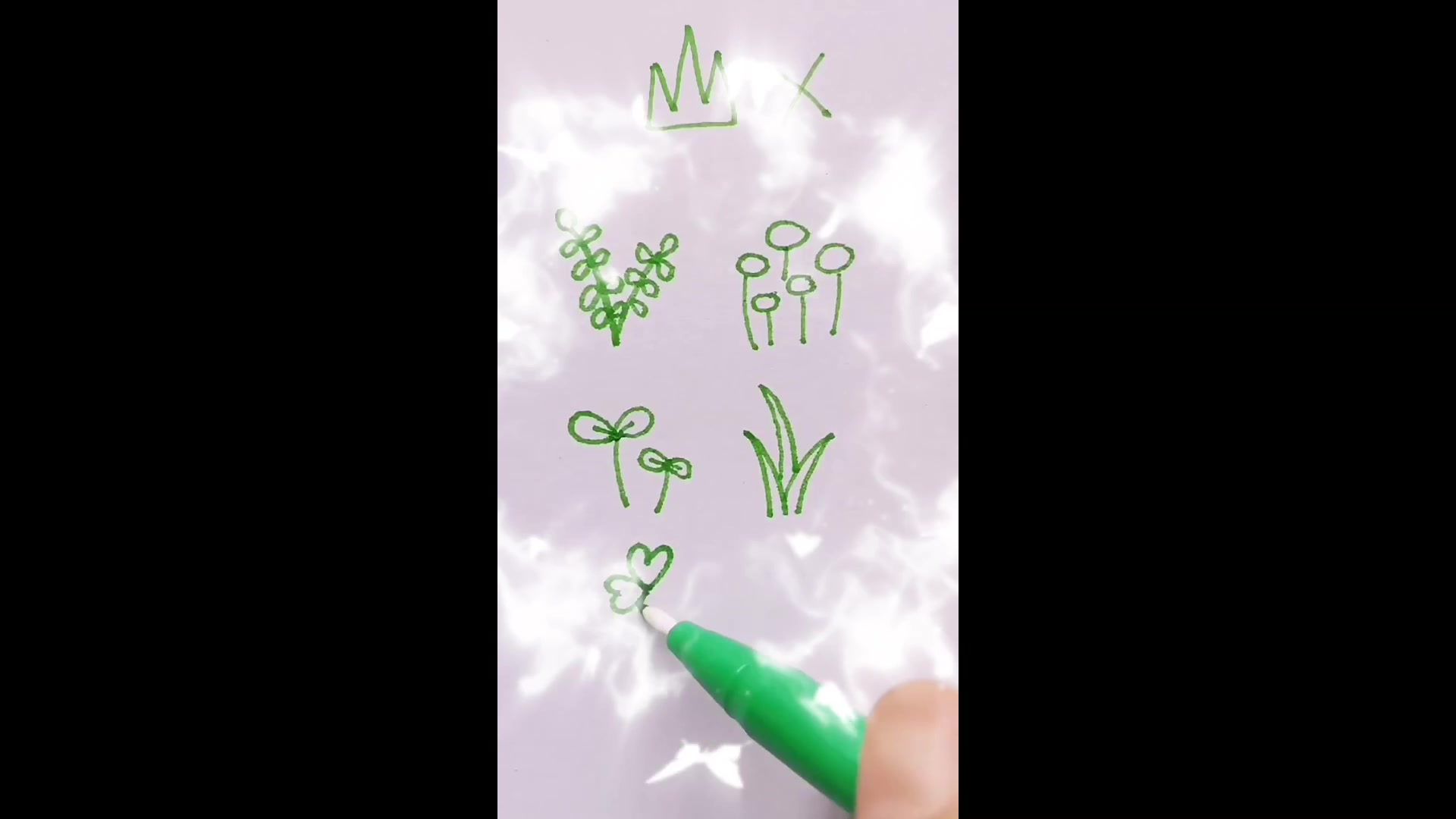 简笔画小草的几种方法