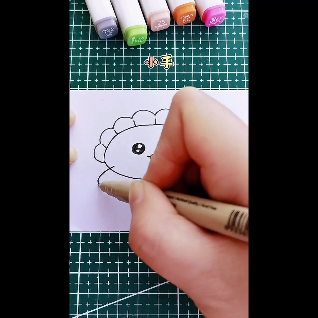 冬至吃饺子的各种饺子画法