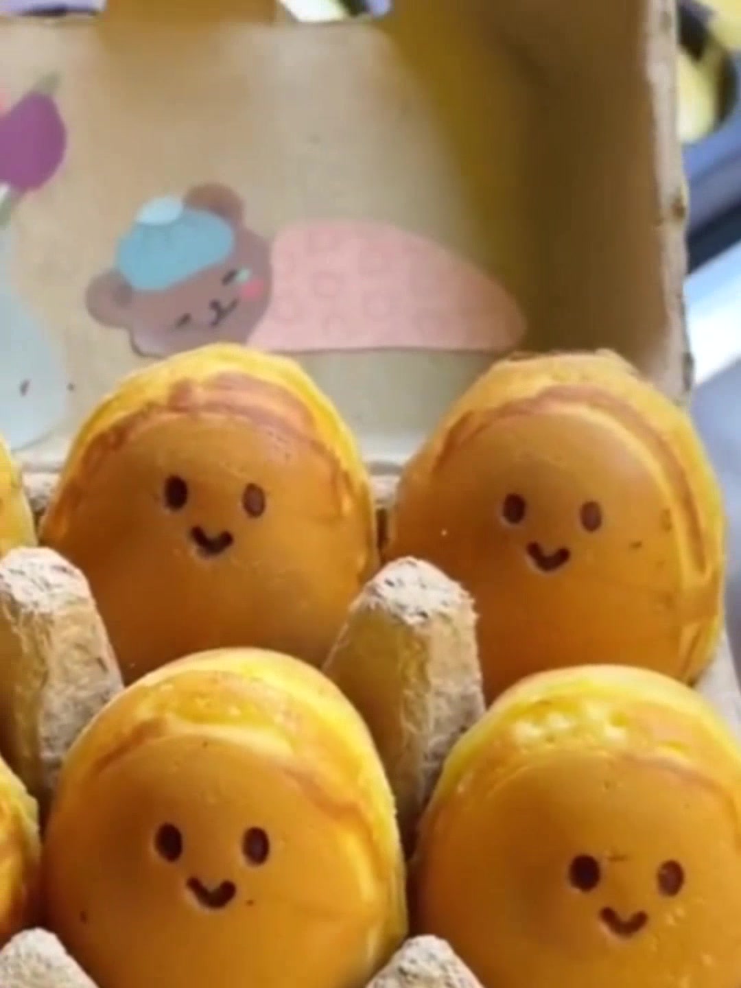 网红鸡蛋仔笑脸鸡蛋糕小吃