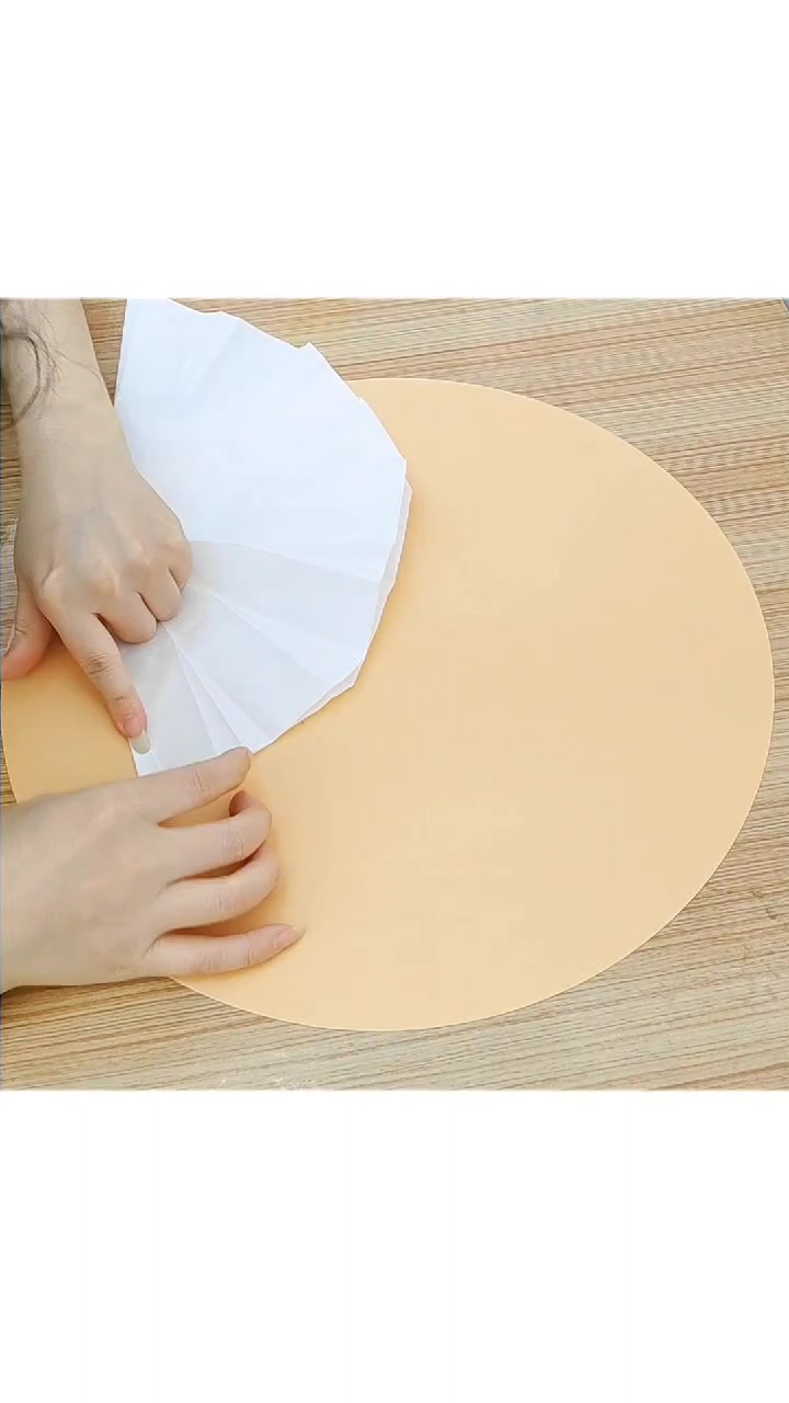 巴斯克蛋糕黄纸折法