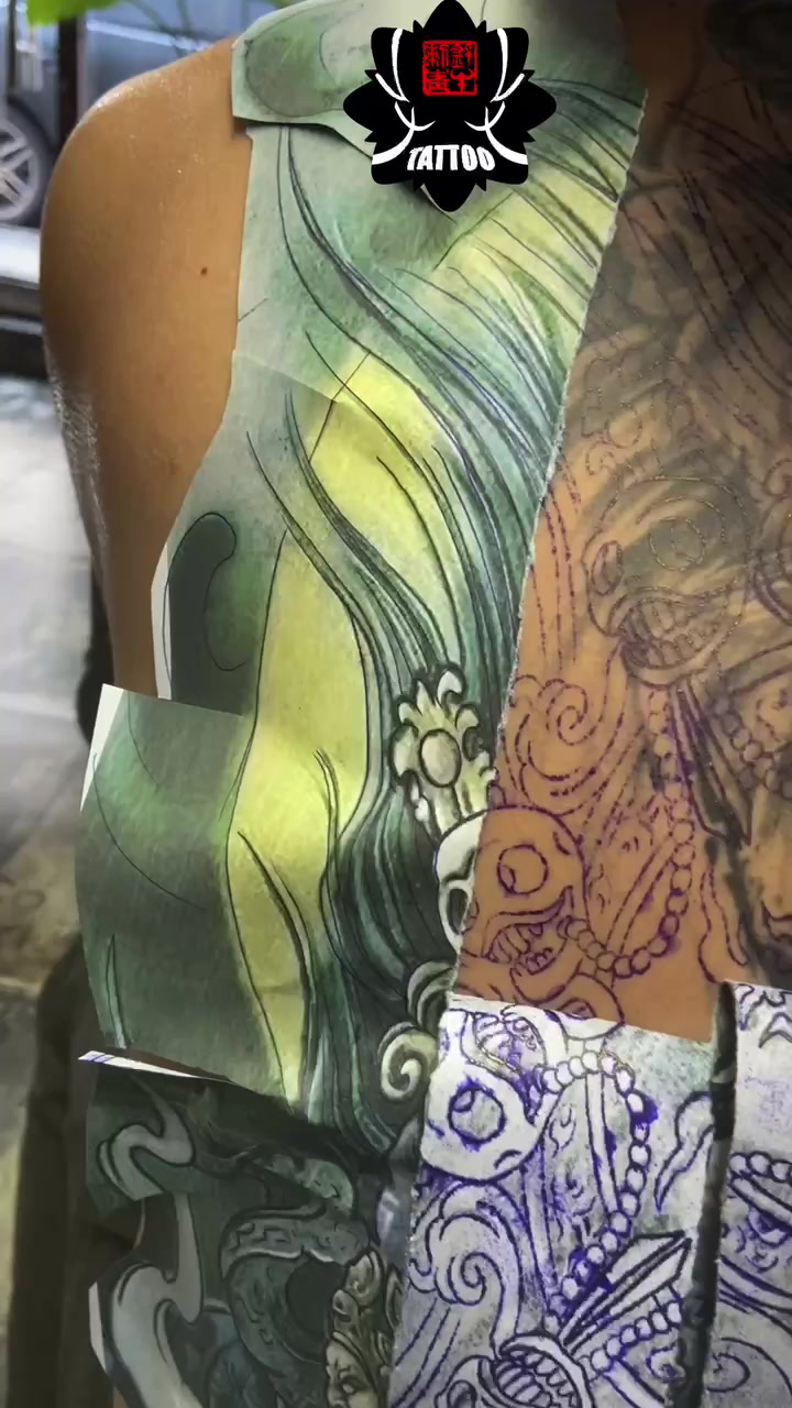 X臂环.腿环.脚环.手环.精品手稿.鲤鱼.般若.浪花.荷花