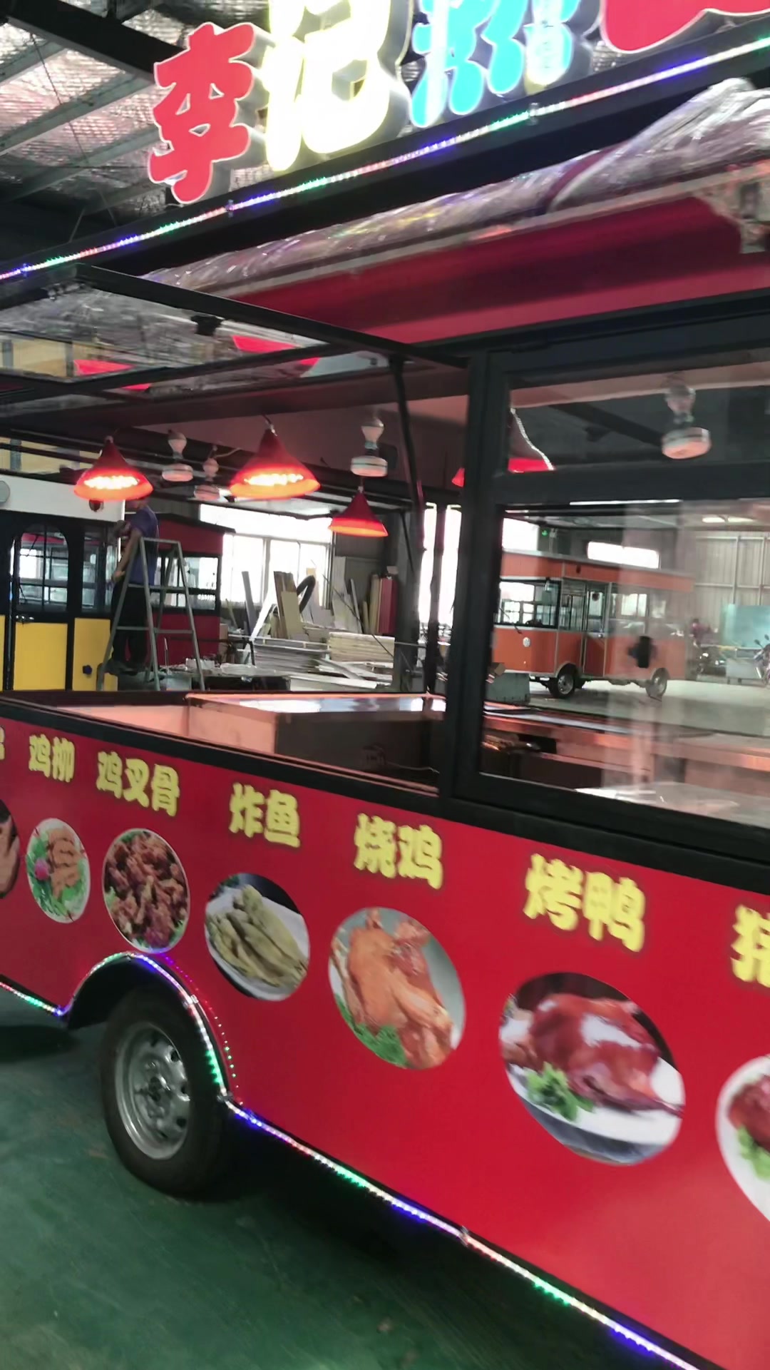 餐车小吃车厂家批量采购生产炸串熟食凉菜车