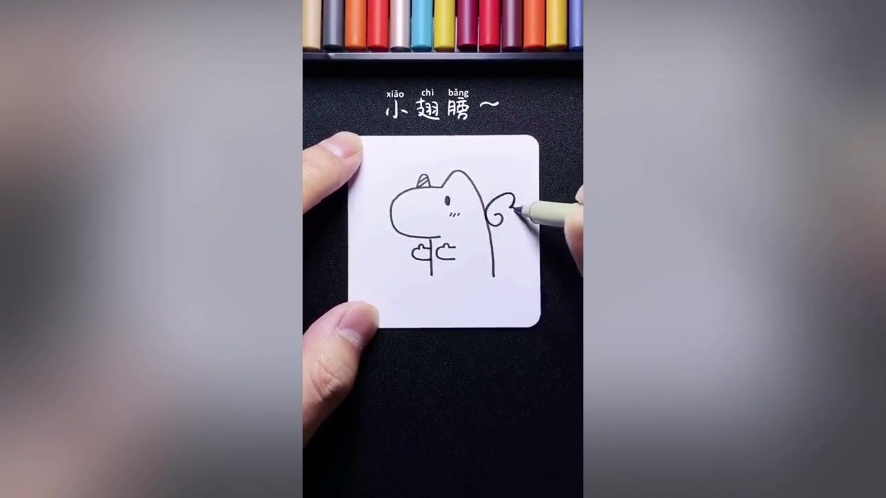 超可爱的简笔画合集,一看就会,马住!!!