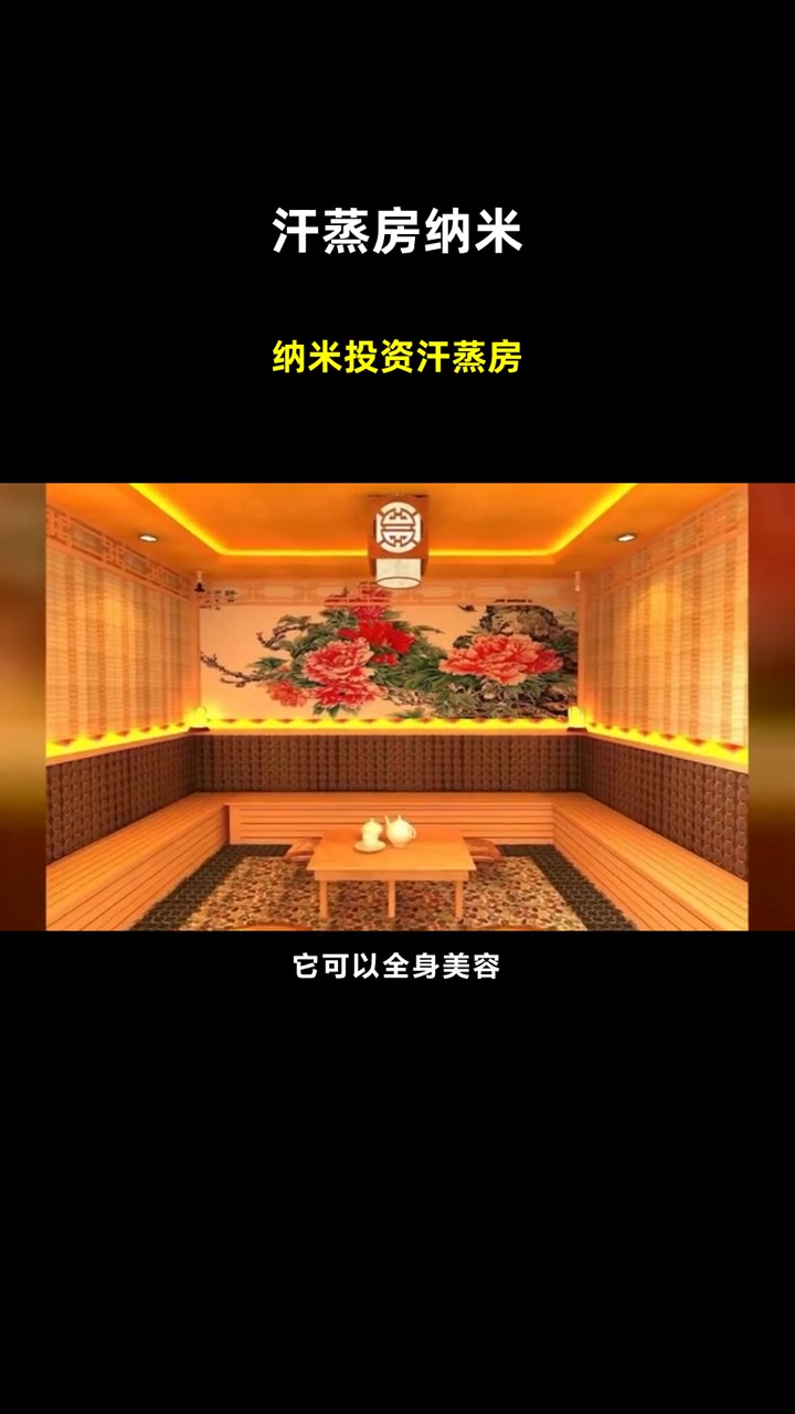 纳米投资汗蒸房 汗蒸房纳米 安然汗蒸纳米房