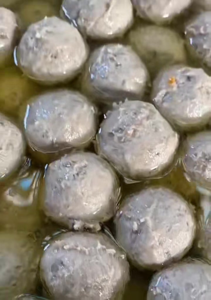 漂亮的潮汕牛肉丸