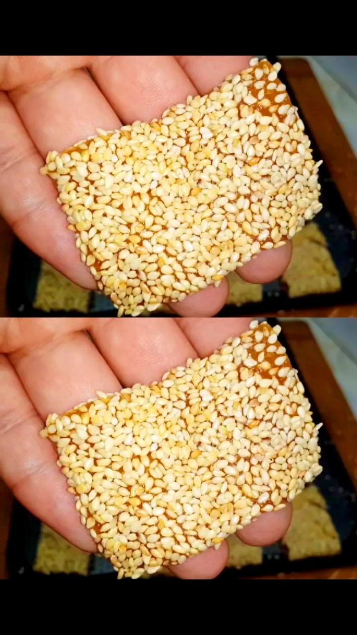 开饭了,芝麻饼会做吗?这配方巨好吃,妈呀太香了