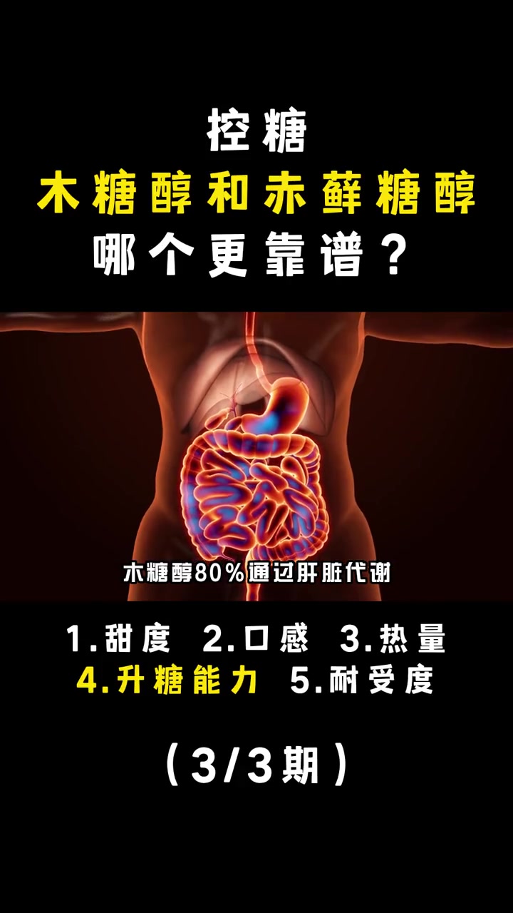 控糖木糖醇和赤藓糖醇哪个更靠谱?(3)控糖 降糖 代糖 赤藓糖醇 木糖醇 无糖饮料