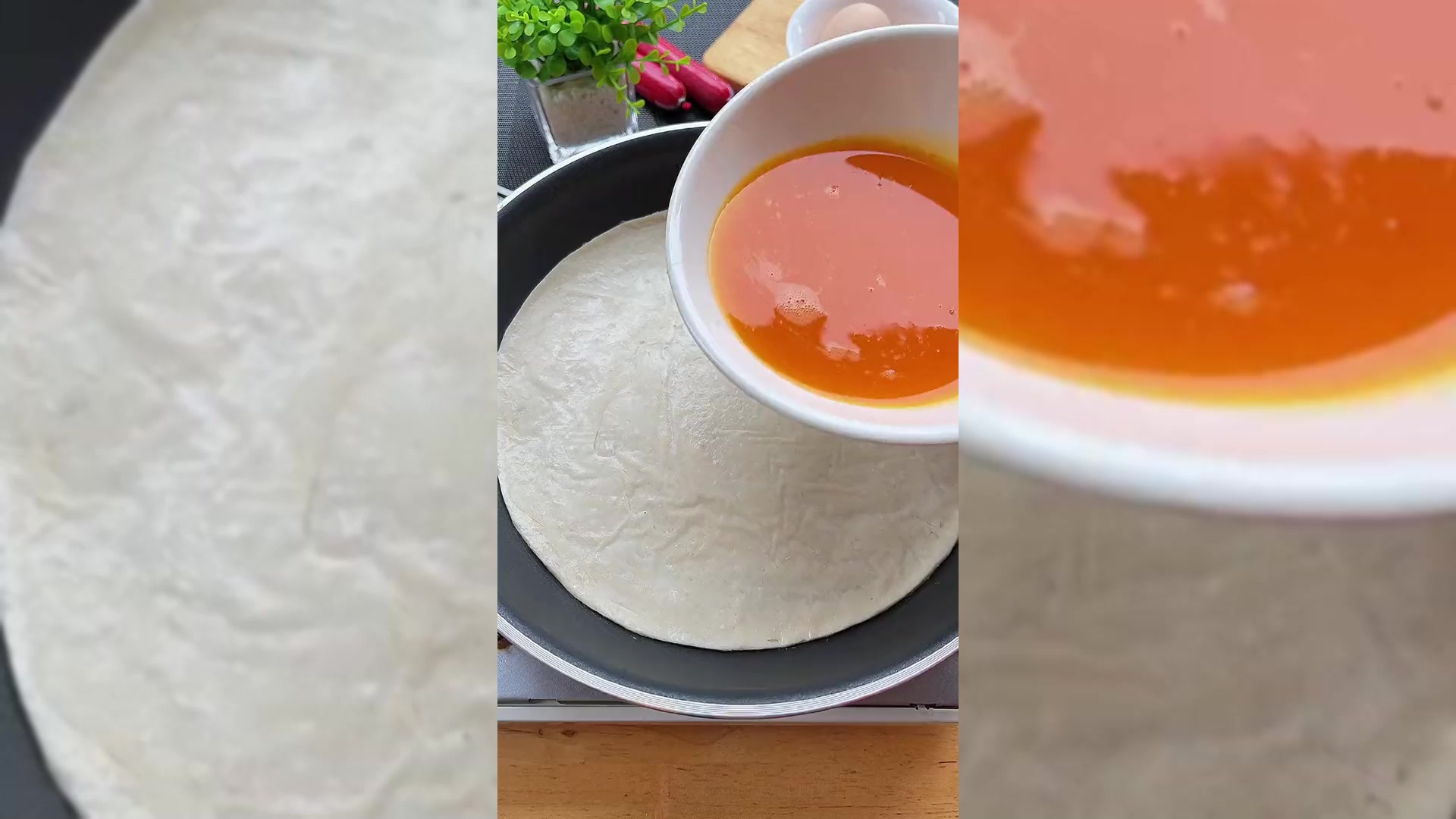 你知道饼怎么做好吃吗,一招教会你火腿饼嘎嘎好吃