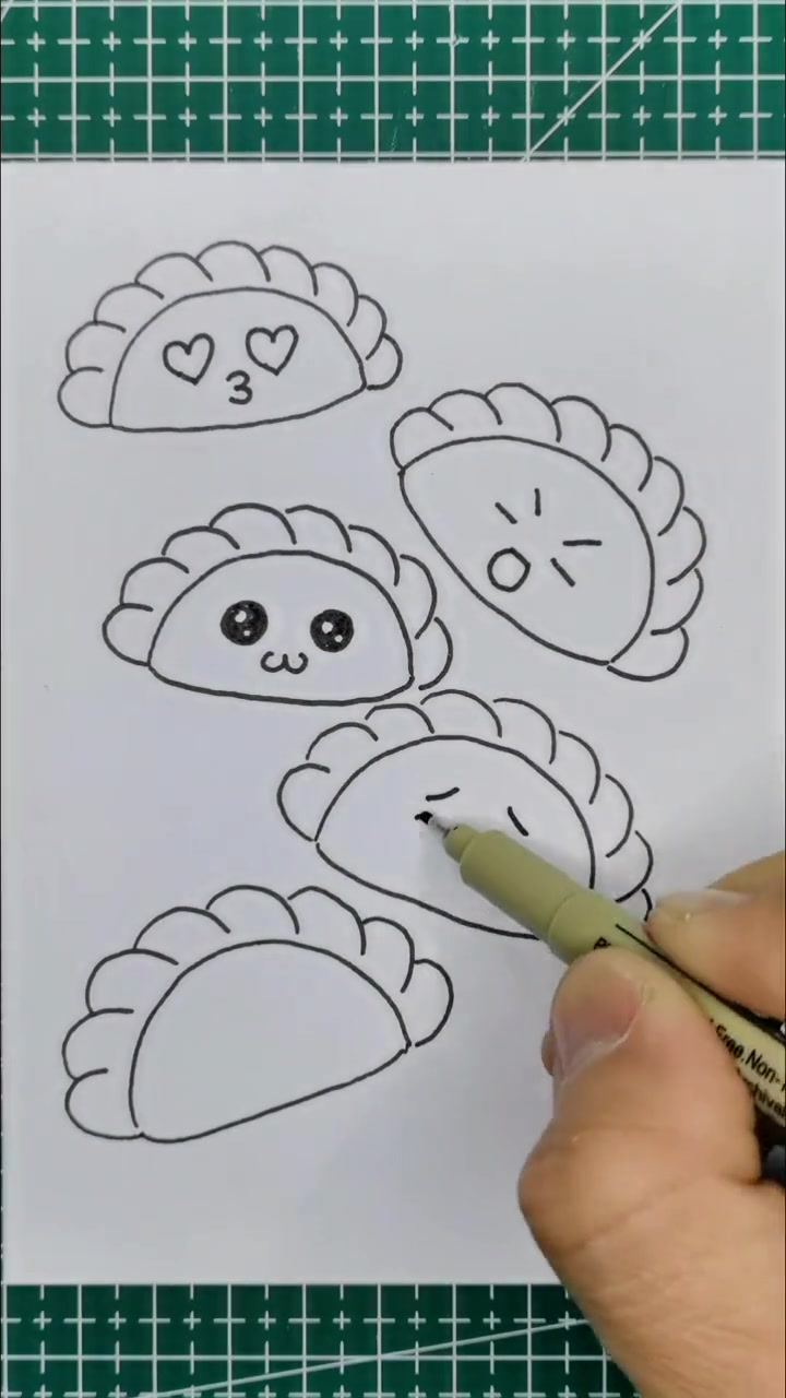 第30集|冬至大如年,人间小团圆,顺祝冬安。带孩子把饺子画起来,吃起来!简笔画 冬至 饺子