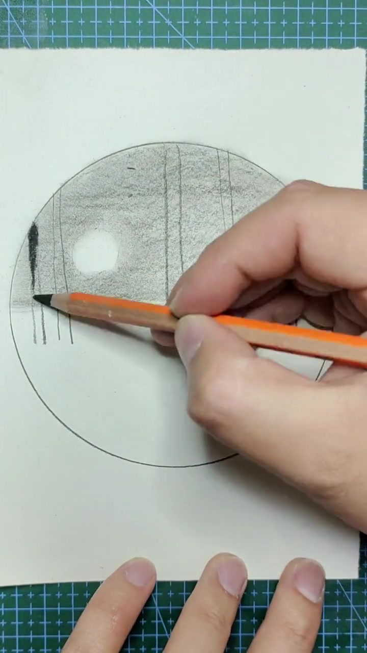 第50集|小树风景图一张,简单不?手绘 想画就画 一起学画画 创作灵感 素描基础 炭笔风景