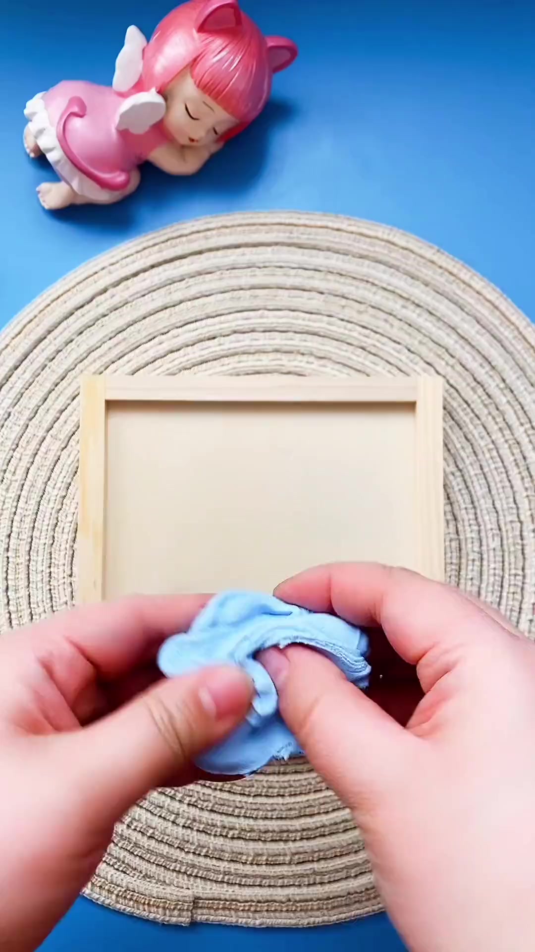 手工DIY相框,自己动手做一个吧 粘土手工 相框diy 亲子手工制作