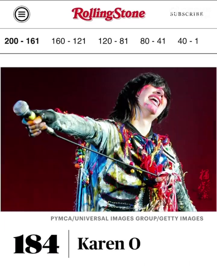 IU田柾国被滚石评选为最伟大歌手TOP200《滚石》杂志评“有史以来最伟大的歌手top20