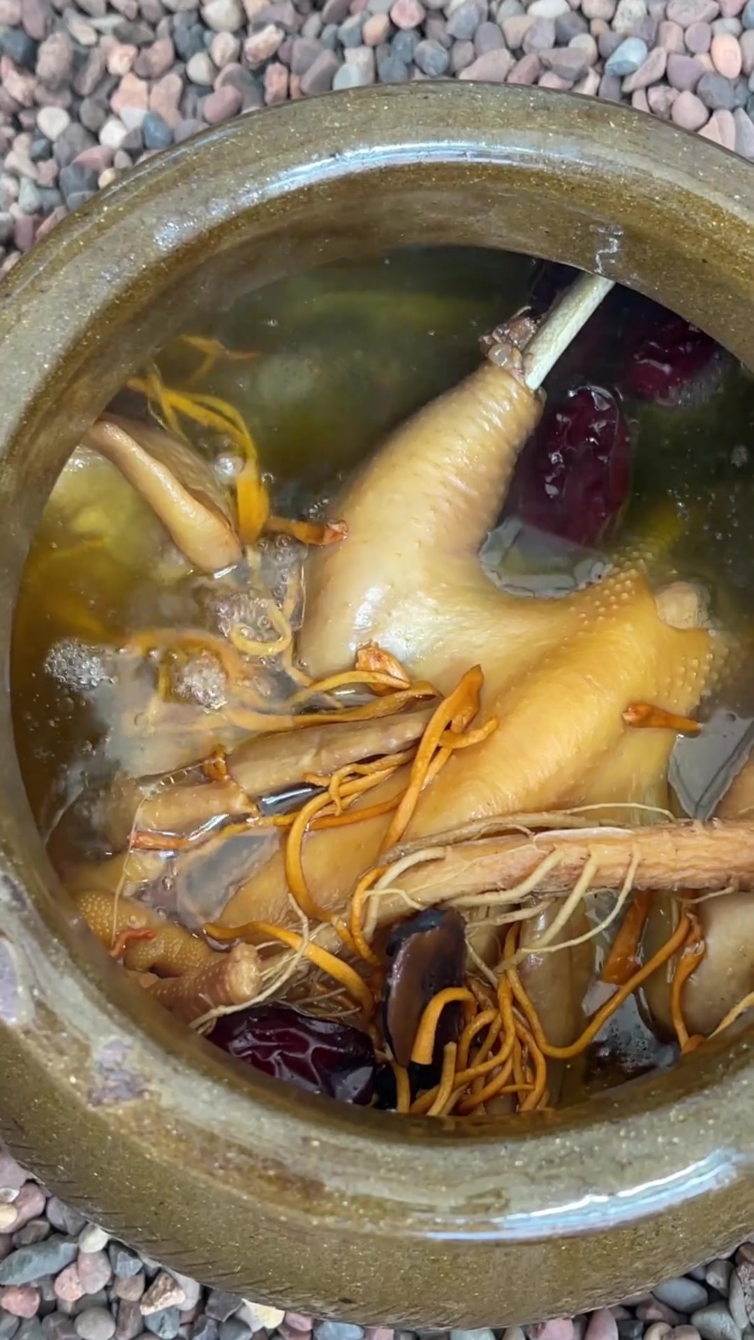 焖了八个小时的老母鸡汤,你们说劲大不 补品 母鸡汤 美食趣胃计划 美食vlog 美食推荐官