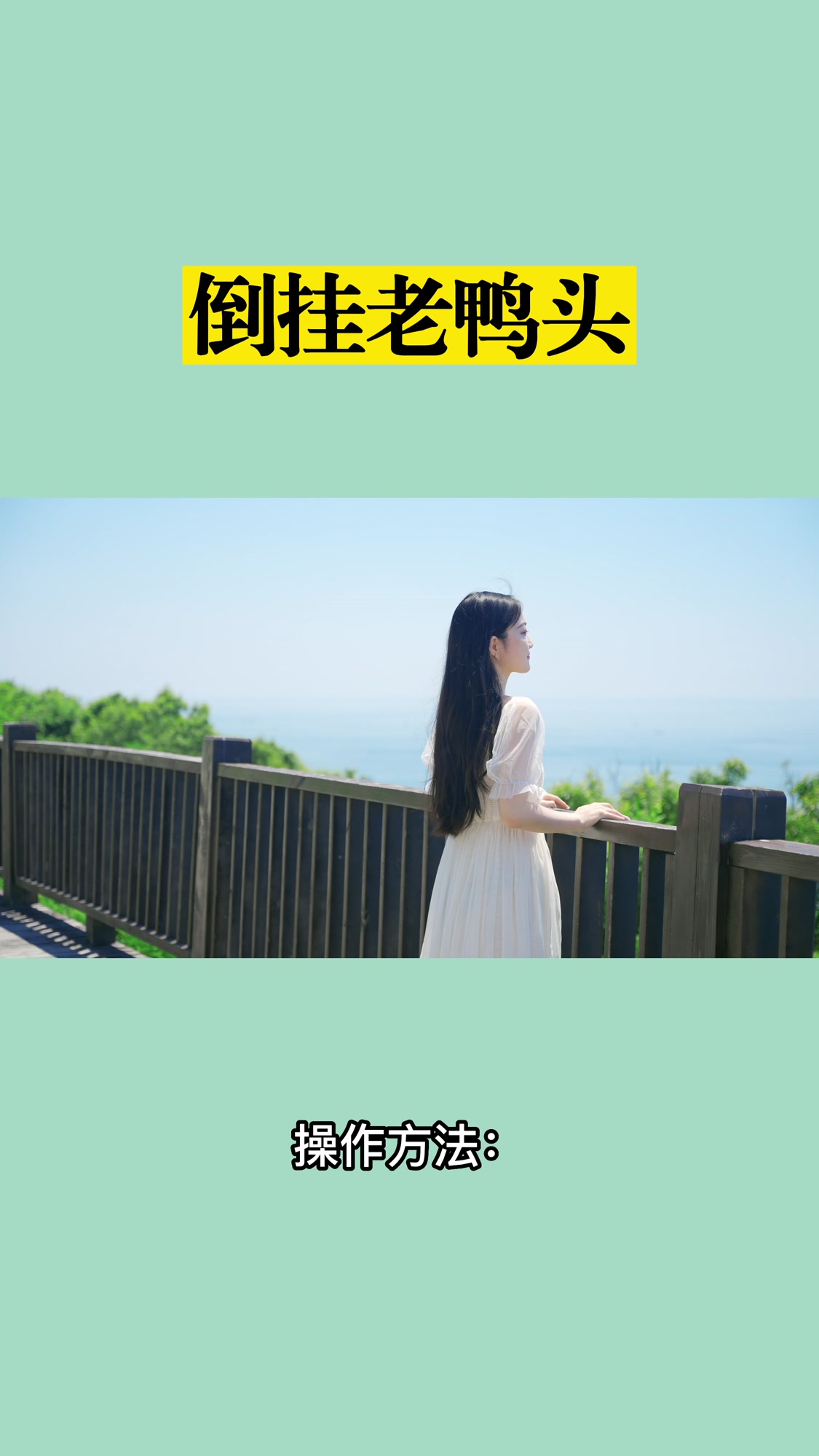 倒挂老鸭头形态,