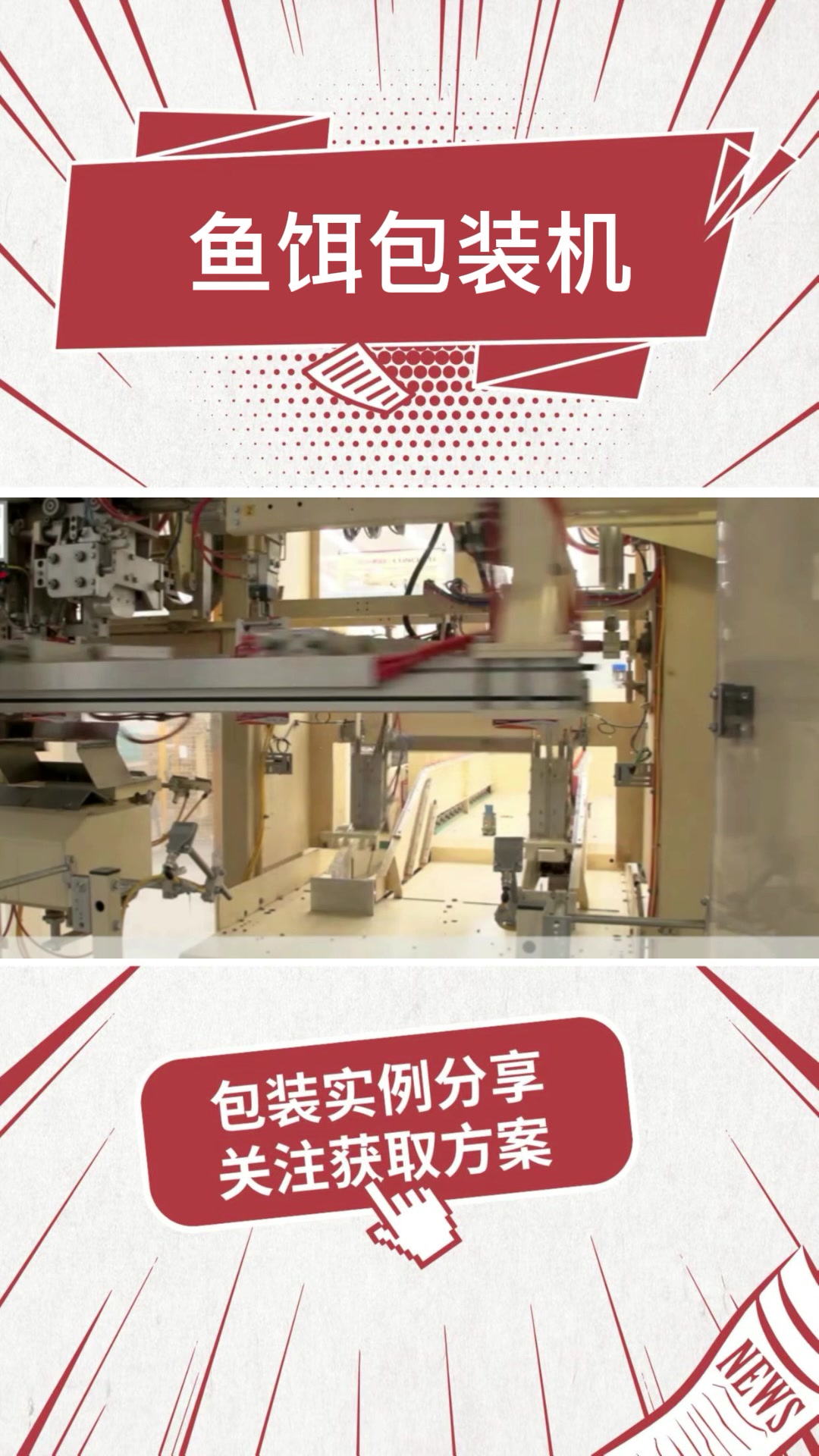 鱼饵这类的颗粒食品,用什么机械包装好?我们一起看过来