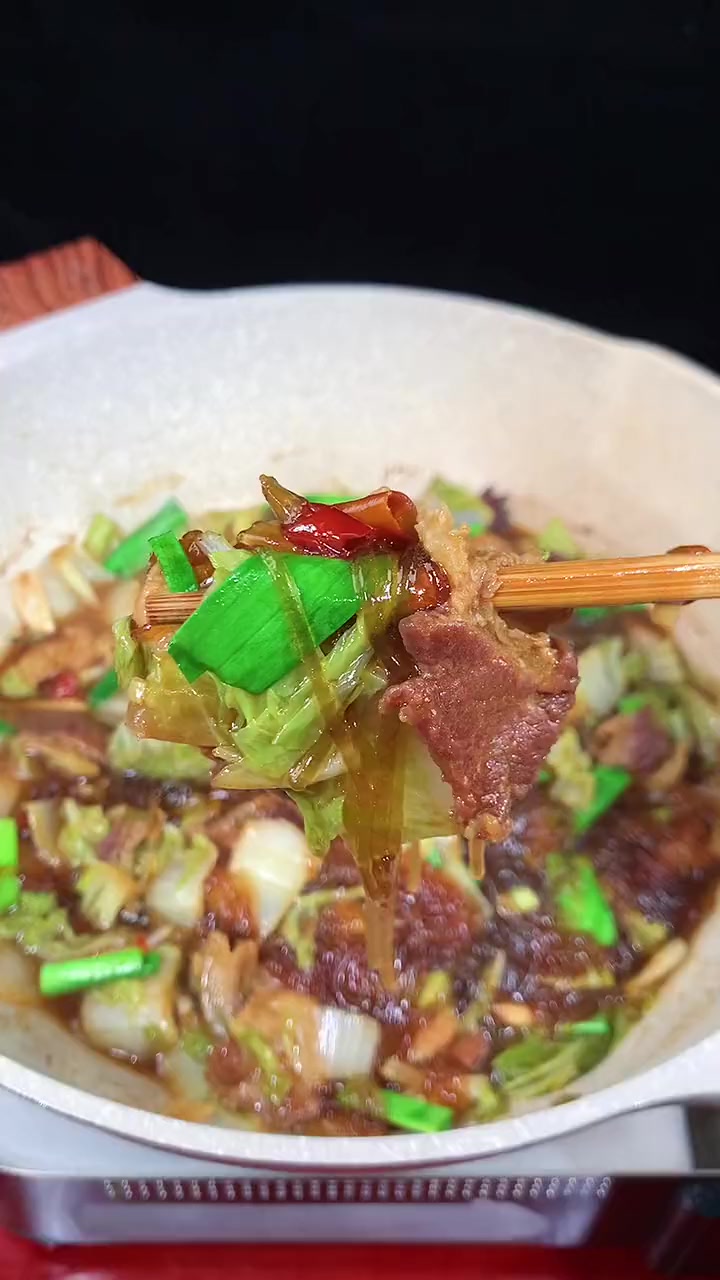 家常白菜猪肉炖粉条,超级好吃下饭!家常菜 猪肉炖粉条