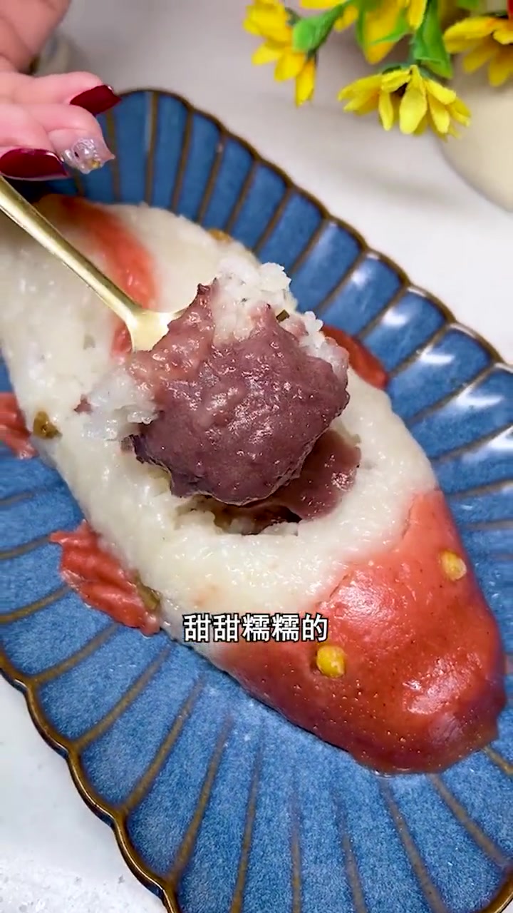 八宝饭好吃,寓意还好,做法简单,过年餐桌必备～八宝饭 年年有大鱼