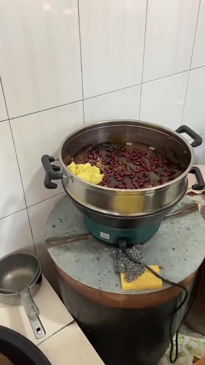 蒸年糕教程,大黄米面