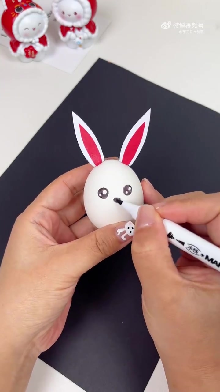 长城妙招 兔年和孩子一起用鸡蛋做个小兔子吧