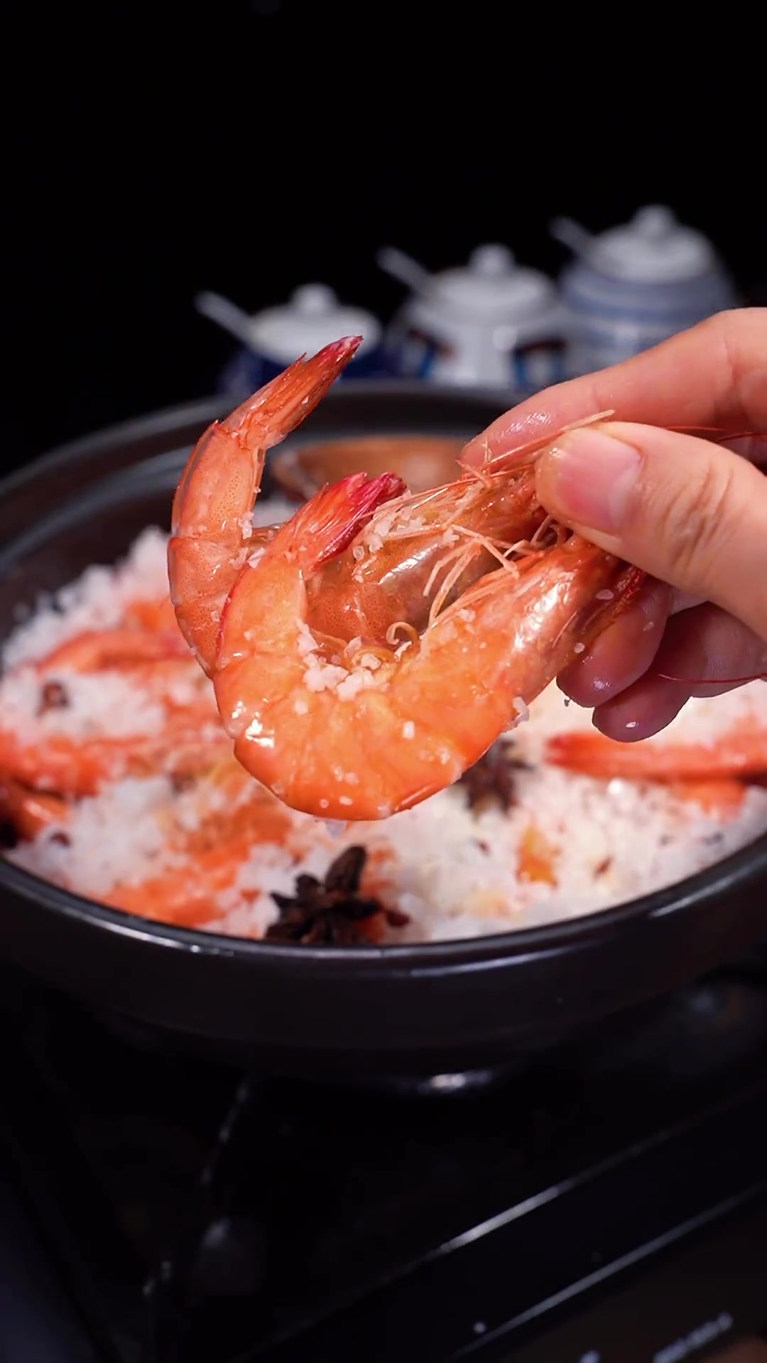 盐焗海虾 年夜饭 盐焗虾