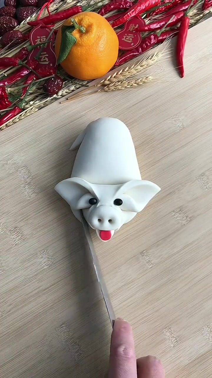 快过年了,给家人做一个小猪馒头吧 小猪馒头做法 十二生肖面食 面食手艺人