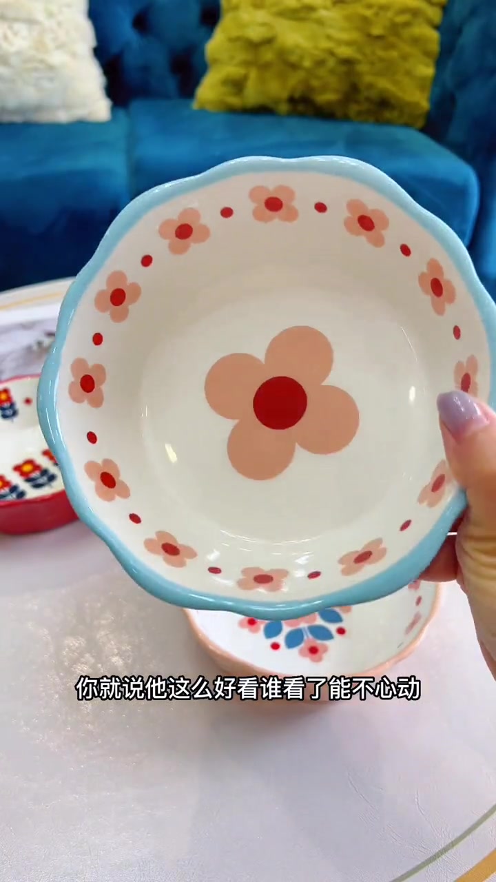 看见漂亮的餐具我就迈不动步,真心被这套沙拉碗拿捏了,每天用餐的心情都好了 颜值餐具 陶瓷餐