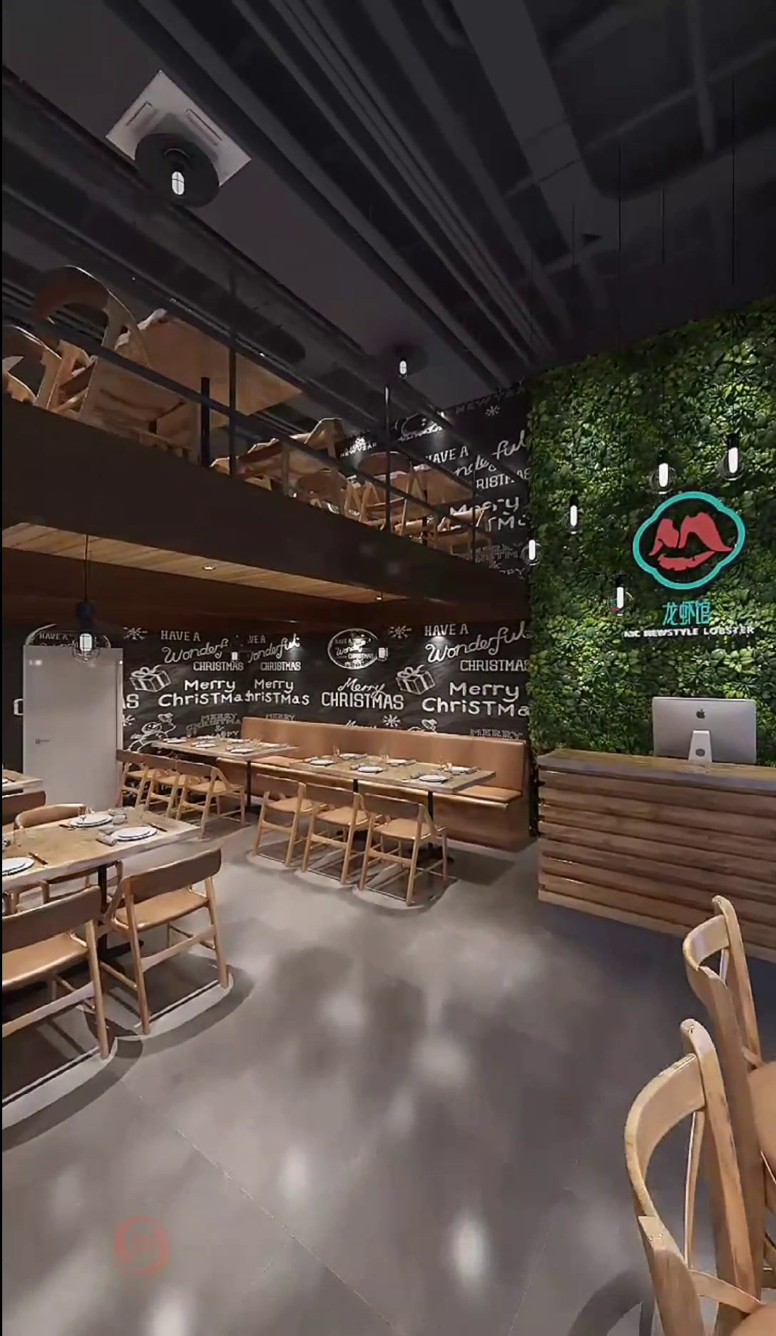 杭州工业风龙虾馆设计装修案例