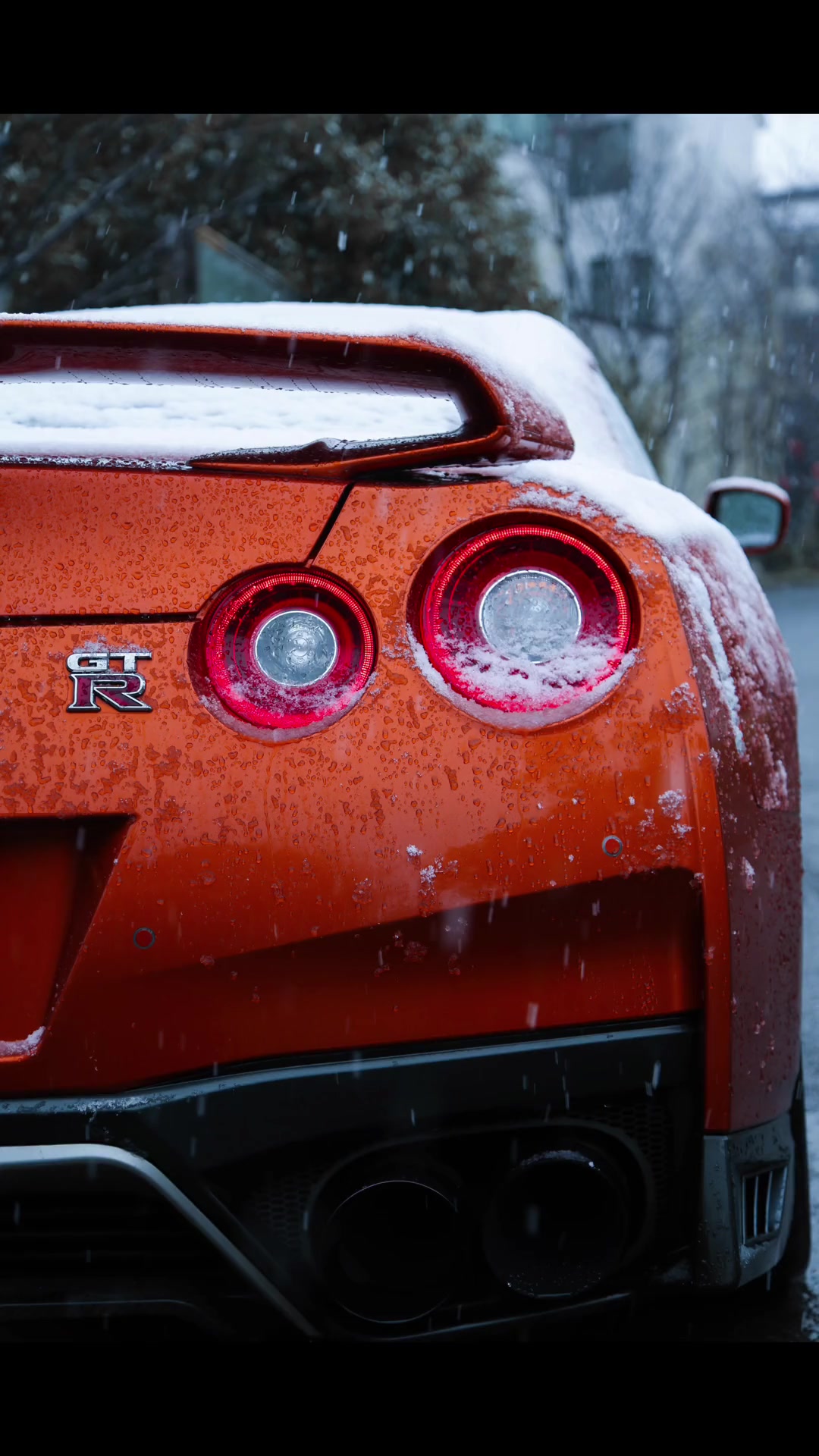 下雪啦下雪啦,老衲给GTR拍几张手机壁纸!常熟 懂车达人联盟 GTR