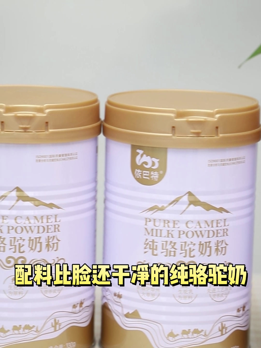驼奶粉:配料比脸还干净的纯骆驼奶!不用担心科技与狠活!