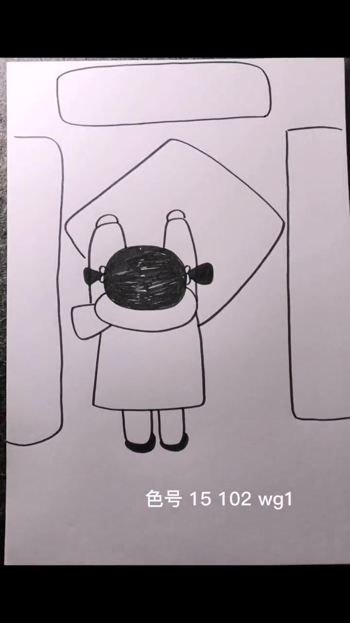 贴春联画贴春联画春节活动简笔画春节倒计时