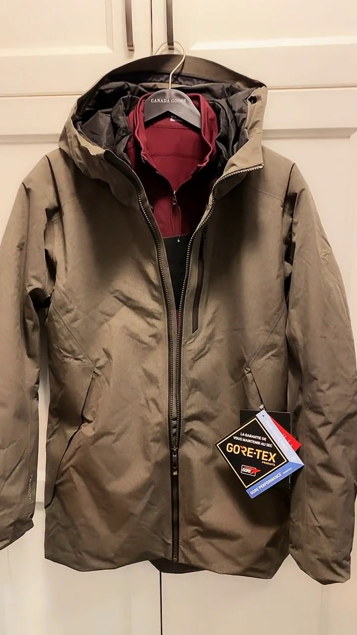 折扣款,始祖鸟RADSTEN棉羽派克大衣,全功能性防风雨