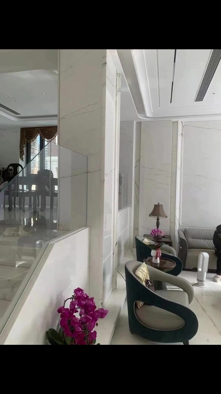 天津石材定制工厂店大理石楼梯踏步台阶东方鱼肚白石材定制工厂