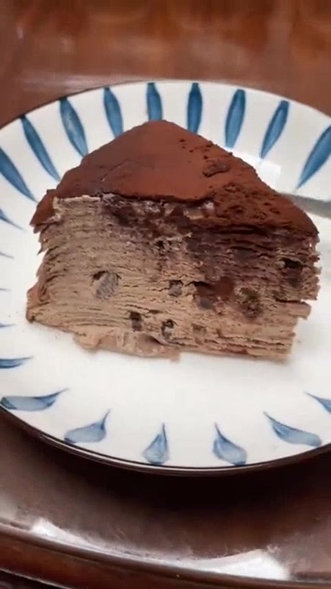 山姆超市的巧克力千层是这样的