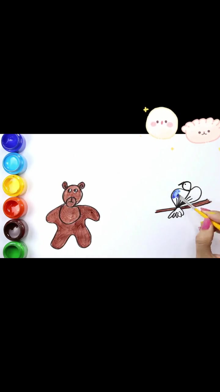简笔画教程 数字0～9的简笔画(小动物)