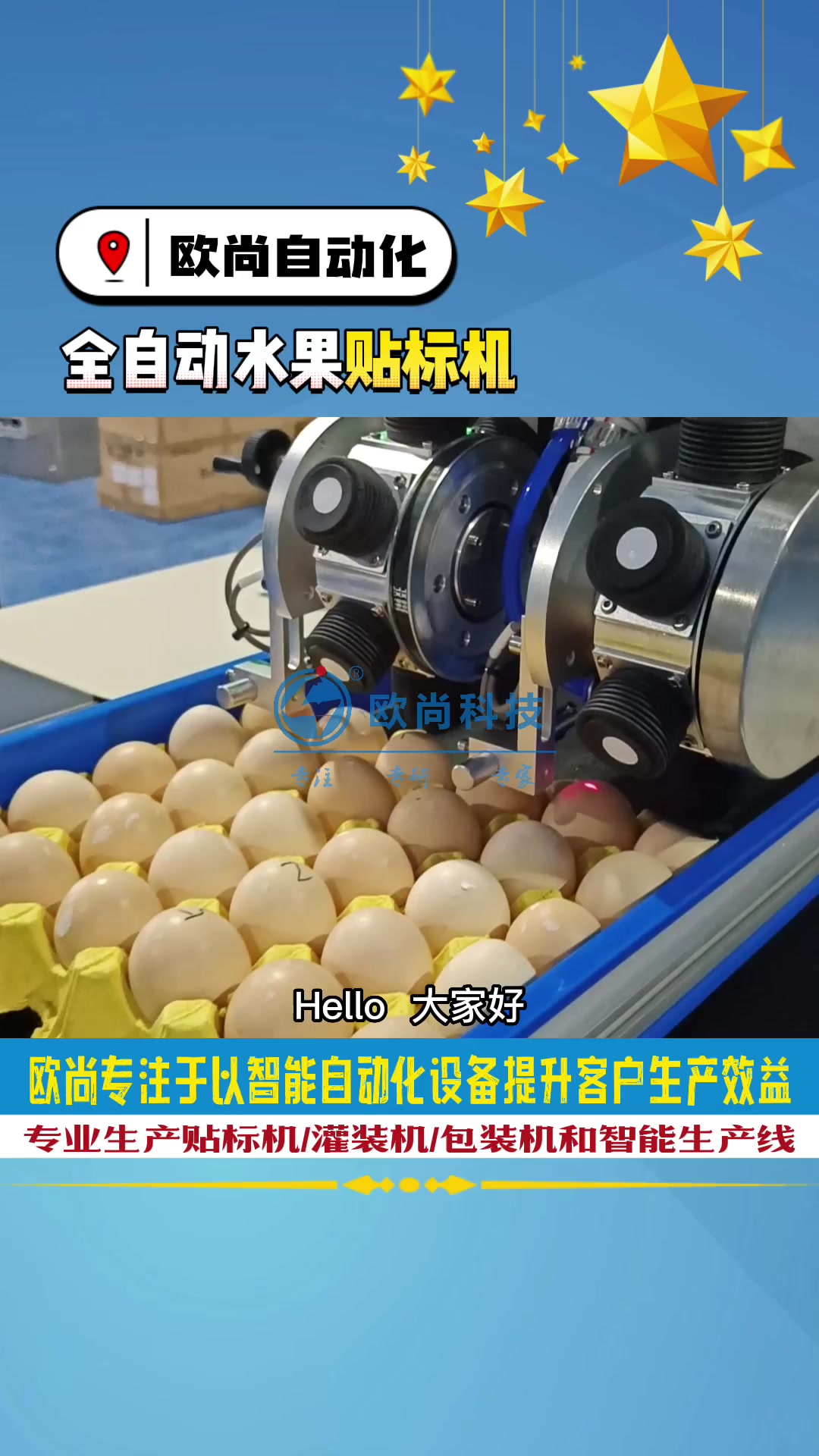 全自动水果贴标机