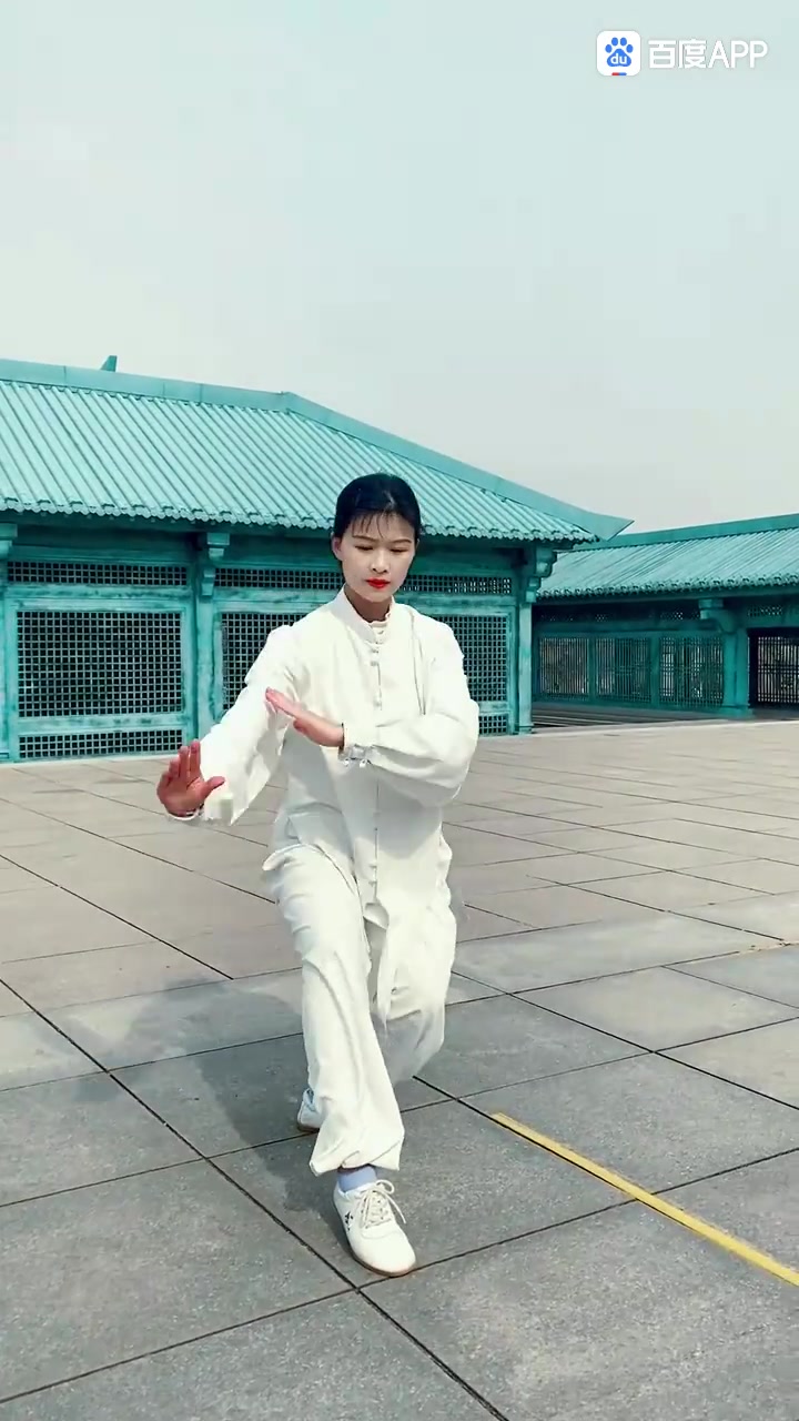 太极张三丰,主题曲,随缘。关注这位小姐姐,有真功夫